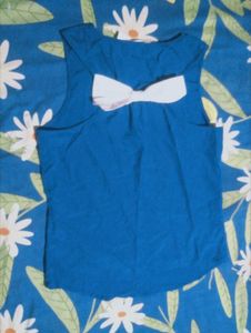 Blue Sleeveless Top