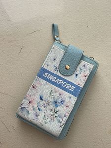 Floral Singapore Card Holder