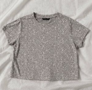 Cute Floral Print T-Shirt