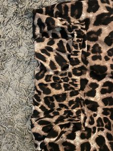 leopard print maxi skirt