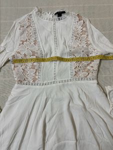 🆕Forever 21 Floral Boho Lace Mini Dress