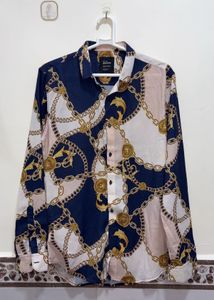 Satin Baroque print Shirt