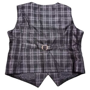 Custom Women’s Checked Vest – Never Used
