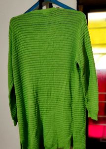 Cozy Green Knit Cardigan