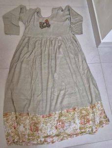 Embroidered Kurta with Bicycle Motif