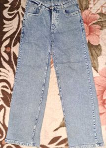 Light Wash Wide Leg Jeans