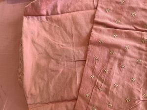 Men's Pink Embroidered Kurta