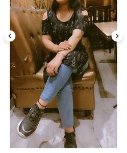 Black Ikat Print Kurta
