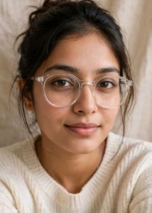 Clear Round Frame Glasses
