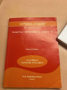 General English UG Semester IV Books