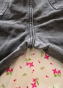 Stylish Washed Black Mom Jeans