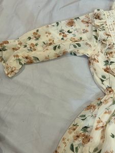 White Floral Dress