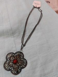 Bohemian Style Teardrop Pendant Necklace