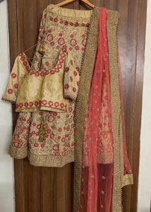 Designer Bridal Lehenga Choli Dupatta Set