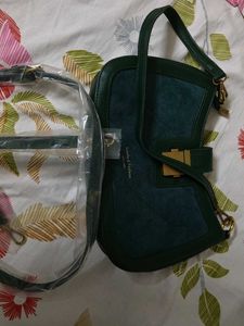 Chic Forest Green Handbag