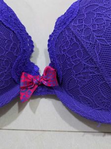 Purple Lace Bra