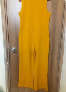 Mustard Yellow Sleeveless Jumpsuit