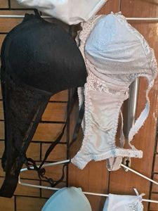 Combo Of  Five  Imported Fabric Bra pantys