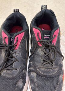 Campus Black &amp; Pink Sneakers