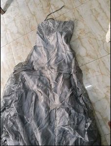 FairyTale silver Ball gown 🤍