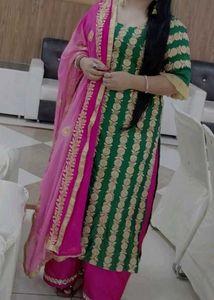 Elegant Green Kurta (only)