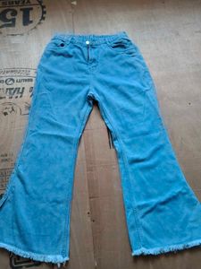 blue bellbottom jeans for women