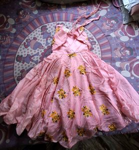 Pink Floral Dress