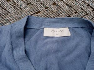 Blue Knit Cardigan
