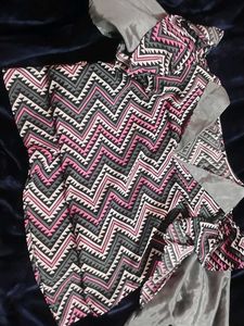 y2k Stylish Geometric Print top