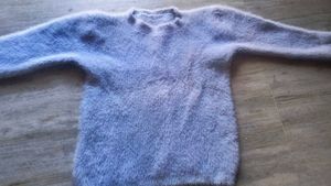 Soft Fuzzy ice blue Sweater