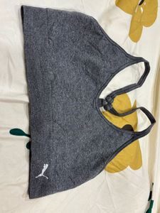 Puma Gray Sports Bra - Excellent Condition