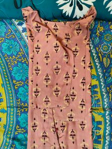 Printed Straight Kurta With Palazzos