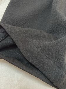 Chic Black Paperbag Waist Pants