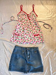Babydoll cherry top🍒