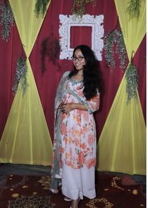 Beautiful Floral Print Kurta
