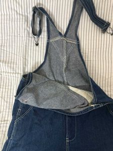 Vintage Denim Overalls Shorts