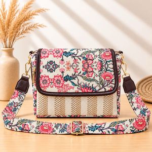 Jute Print Crossbody Bag