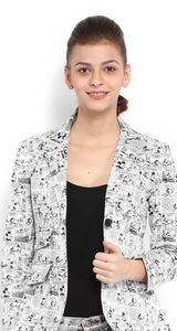 Kook N Keech Disney Women Green and grey Blazer