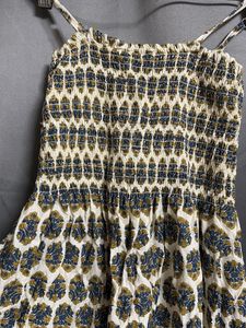 Boho Smocked Waist Maxi Dress