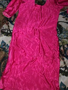 Vibrant Pink Silk Salwar Pants
