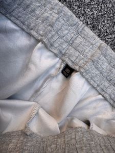 Grey Wide Leg Sweatpants