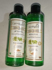Herbigiri Herbal Henna Tulsi Shampoo (2 Bottles)