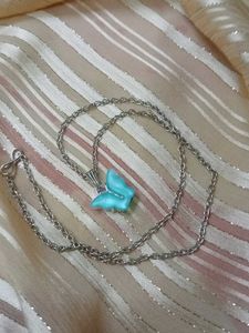 Cute Butterfly Pendant Necklace