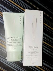 GABIT 100% Mineral Sunscreen SPF 50+ PA ++++