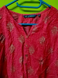 Avaasa Pink Kurtas set of 2