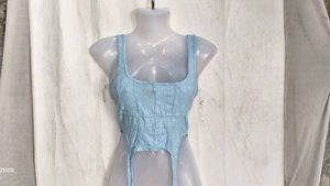 13146. Ribbed Asymmetrical Tank Top
