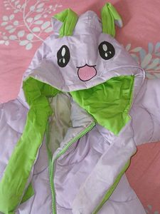 Cute Padded Jacket with Hood