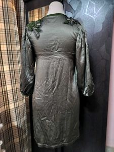 Designer Unique Embellished Silk Dress