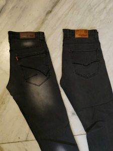 Men's Charcoal Grey Jeans