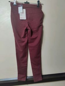 Girls Printed Mid-rise Treggings With Zipper. New